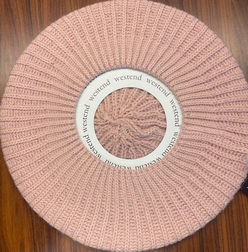 Ressam Model Pudra Pembe Simli Yün Bere - Görsel 2