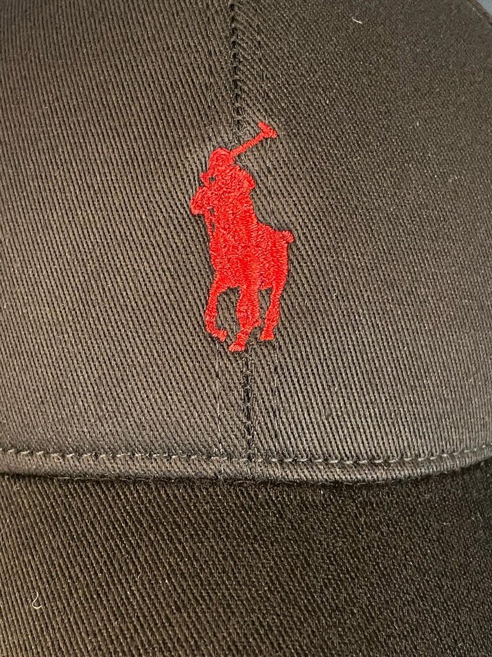 Polo Nakışlı Siyah Cap Şapka - Görsel 5