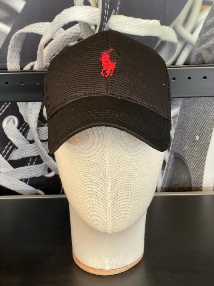 Polo Nakışlı Siyah Cap Şapka - Görsel 2