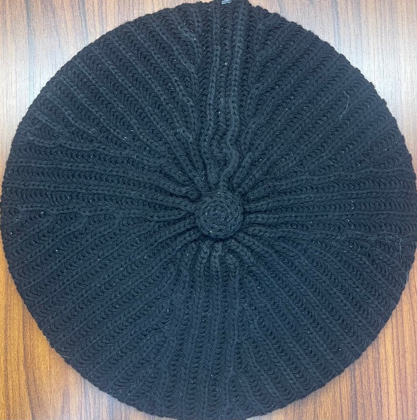 Ressam Model Siyah Simli Yün Bere - Görsel 2