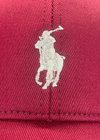 Polo Nakışlı Bordo Cap Şapka - Görsel 5