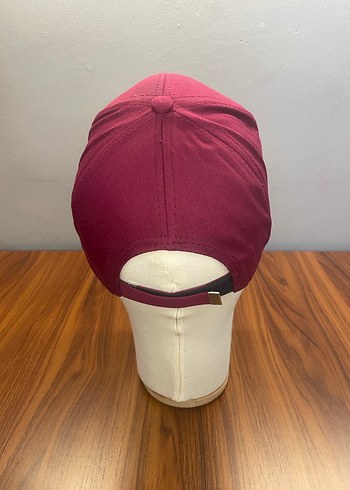 Polo Nakışlı Bordo Cap Şapka - Görsel 4