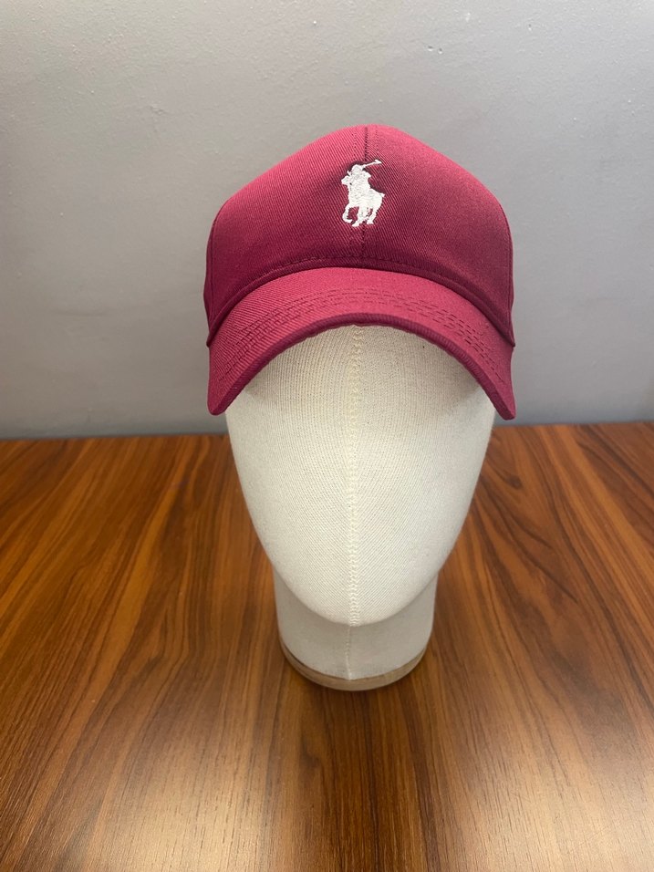 Polo Nakışlı Bordo Cap Şapka - Görsel 2
