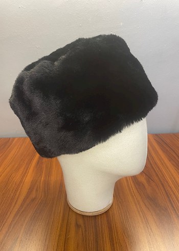 Siyah Kürklü Rus Kadın Karpak Şapka - Görsel 5