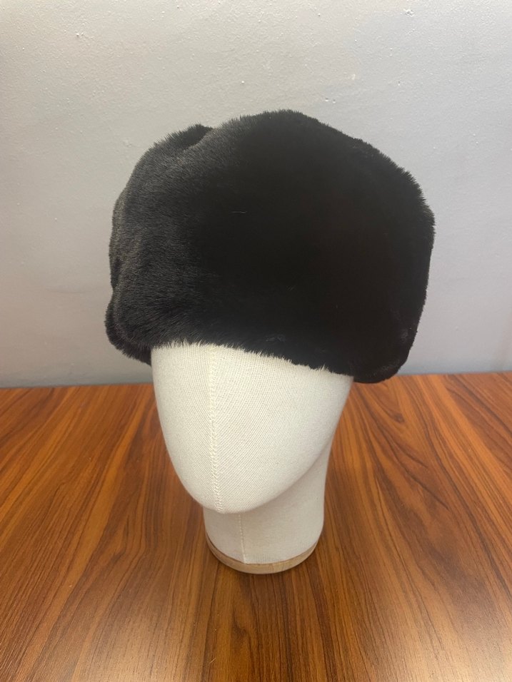 Siyah Kürklü Rus Kadın Karpak Şapka - Görsel 4