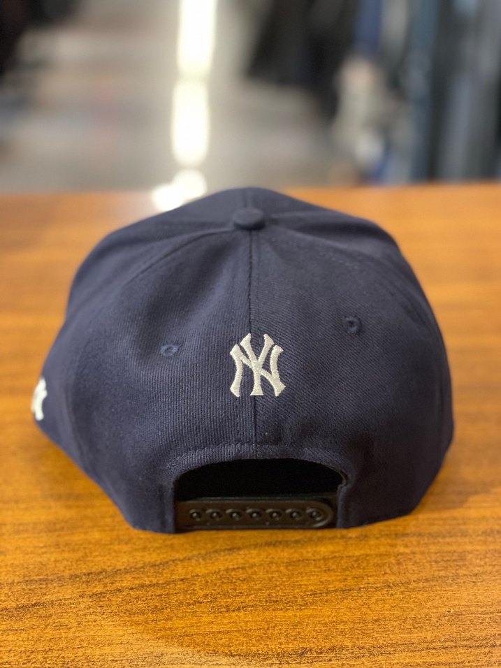 NY Yankees Hiphop Snapback Rapper Şapka - Görsel 4