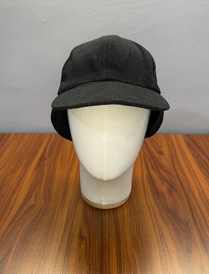 Siyah Erkek Kulaklıklı Polar Şapka Cap - Görsel 5