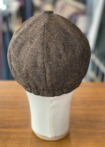 Peaky Blinders Vintage Kahverengi Kasket Şapka - Görsel 4