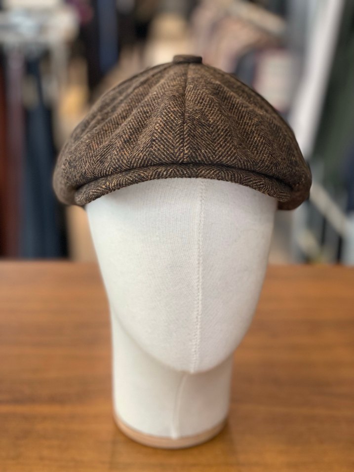 Peaky Blinders Vintage Kahverengi Kasket Şapka - Görsel 2