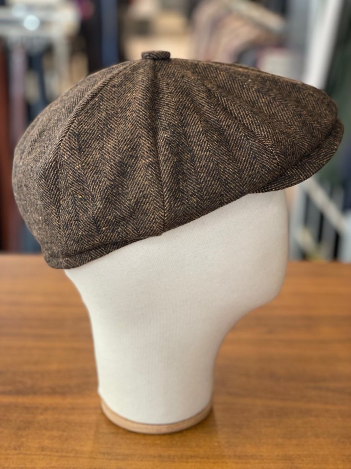 Peaky Blinders Vintage Kahverengi Kasket Şapka - Görsel 3