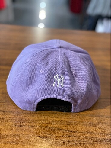  Beden mor Renk NY Yankees Lila Renk Hiphop Snapback Rapper Basket Cap Şapka