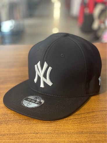 NY Yankees Siyah Hiphop Snapback Rapper Cap Şapka