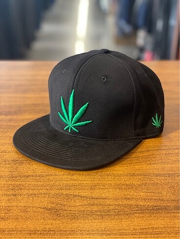 Mariuana Nakışlı Hiphop Snapback Cap Şapka