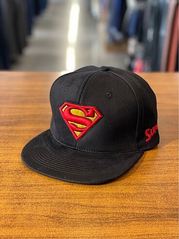 Superman Nakışlı Hiphop Snapback Cap Şapka