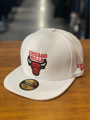 Chicago Bulls Beyaz Hiphop Snapback Şapka