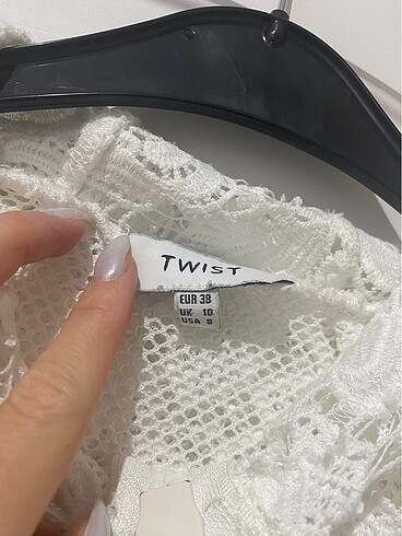 Twist Twist dantel taşlı ceket