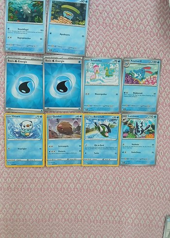 Mavi Pokémon Kart Oyun Seti