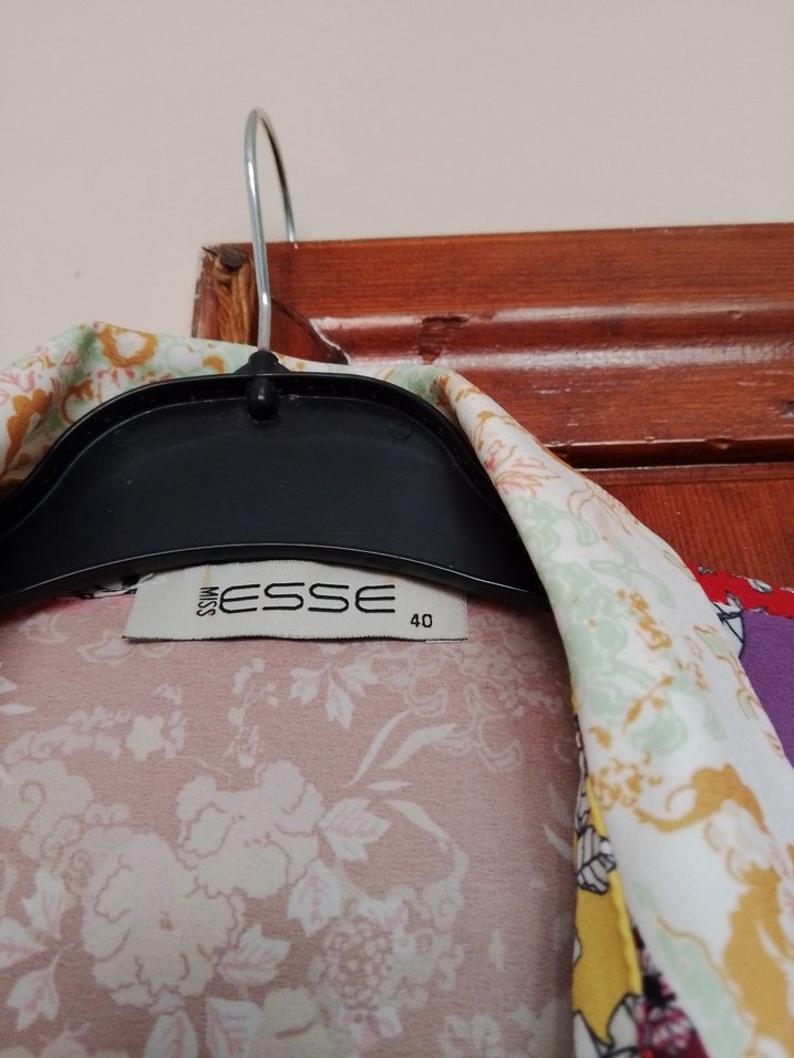 Renkli Bohem Kadın Uzun Kollu Gömlek - Görsel 5