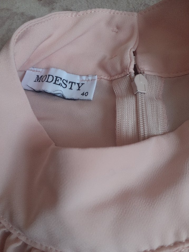 Pembe Uzun Kollu Hamile Bluzu - Görsel 3