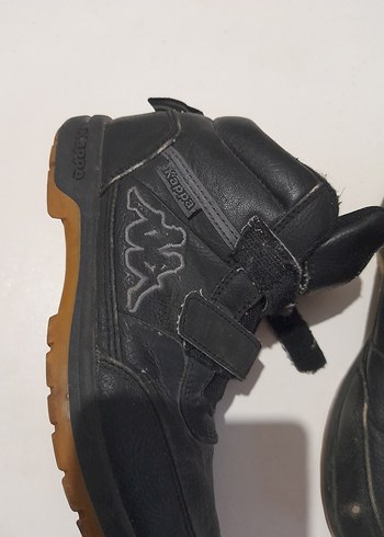 Siyah Erkek Çocuk Kauçuk Botlar Velcro - Görsel 3