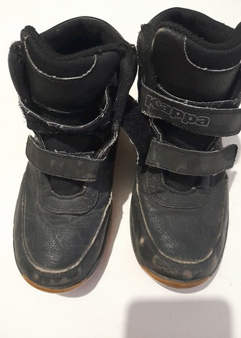 Siyah Erkek Çocuk Kauçuk Botlar Velcro - Görsel 2