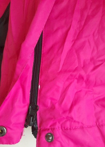 Kızlar için koyu pembe kar tulumu - Görsel 3