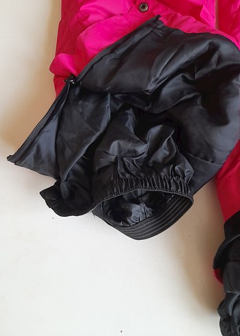 Kızlar için koyu pembe kar tulumu - Görsel 2