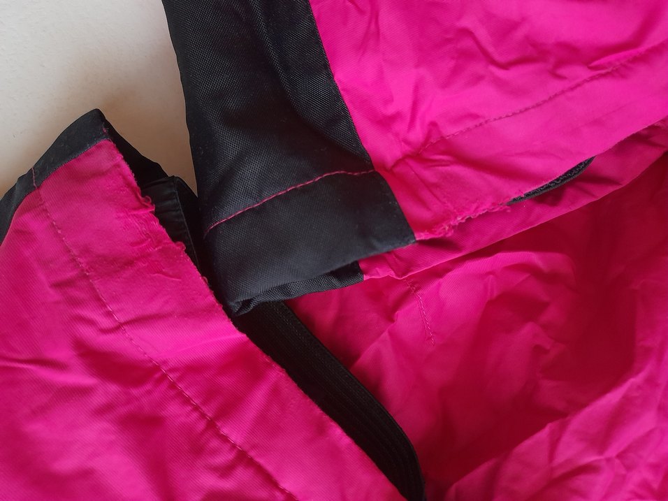 Kızlar için koyu pembe kar tulumu - Görsel 4