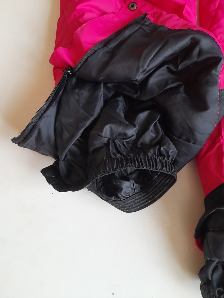 Kızlar için koyu pembe kar tulumu - Görsel 2