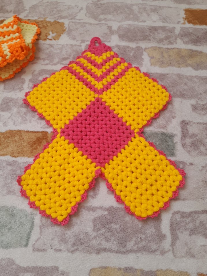 Renkli Örgü Banyo Süngeri - Görsel 2