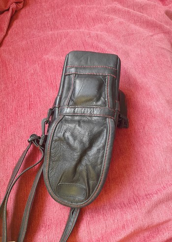 Siyah Kamera Kılıfı ve Askısı - Görsel 6