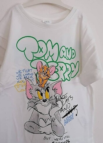 Zara Zara Tom &Jerry Tişört ??