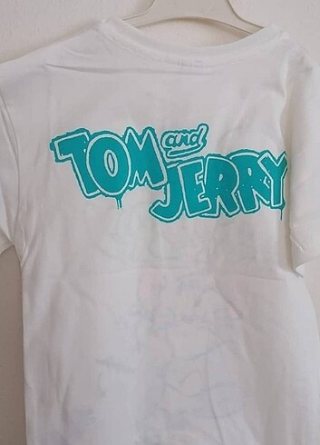 9 Yaş Beden beyaz Renk Zara Tom &Jerry Tişört 
