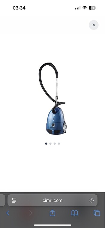 Sıfır Beko elektrikli süpürge BKS2240 C