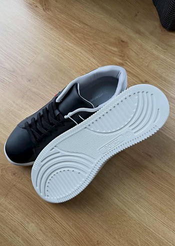 Siyah Gri Bağcıklı Erkek Sneakers - Görsel 2