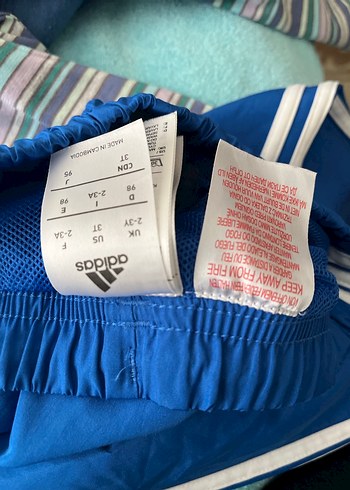 Adidas Orjinal Erkek Çocuk Mavi Kamuflaj Eşofman Takımı - Görsel 5