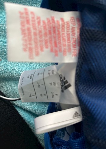 Adidas Orjinal Erkek Çocuk Mavi Kamuflaj Eşofman Takımı - Görsel 6