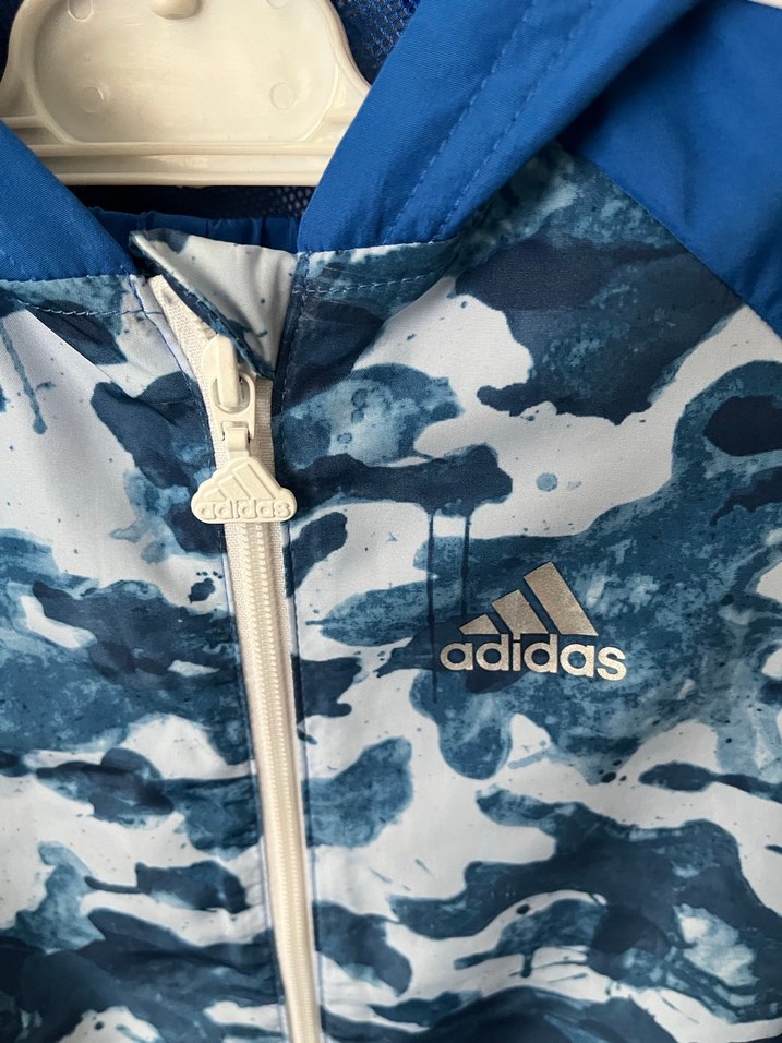 Adidas Orjinal Erkek Çocuk Mavi Kamuflaj Eşofman Takımı - Görsel 3