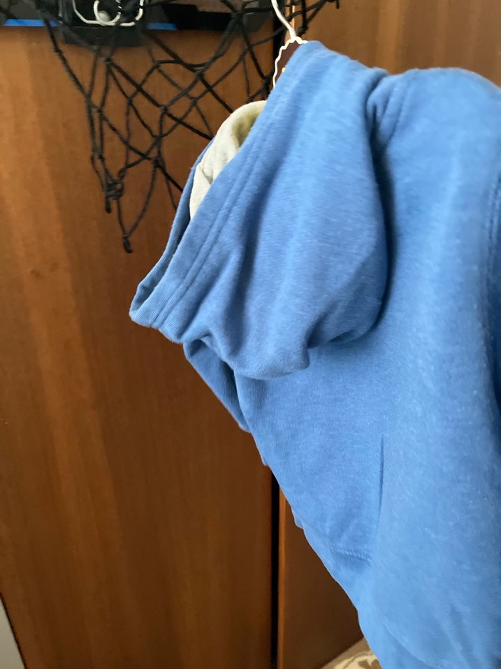 Mavi Kapüşonlu GAP Orjinal Erkek Sweatshirt - Görsel 4