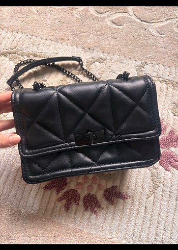 Siyah stradivarius Omuz kol  Çantası - Görsel 4