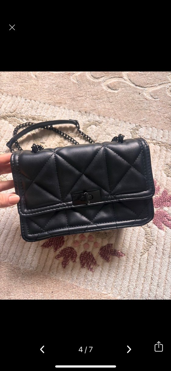 Siyah stradivarius Omuz kol  Çantası - Görsel 4