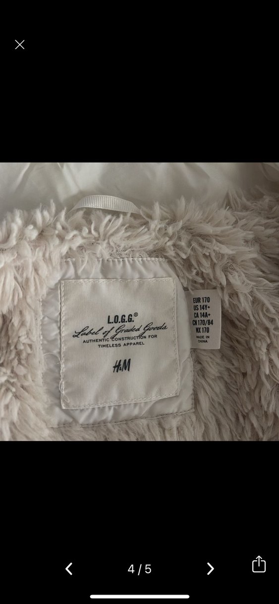 HM beyaz mont - Görsel 5