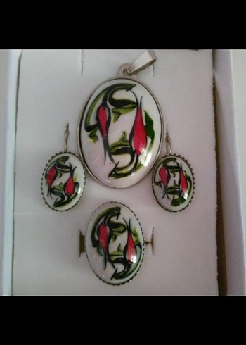 ELEMEGI SANATSAL ÇINI TAKI SETI - Görsel 2