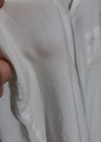 V Yaka Kolsuz Beyaz vual Bluz - Görsel 4