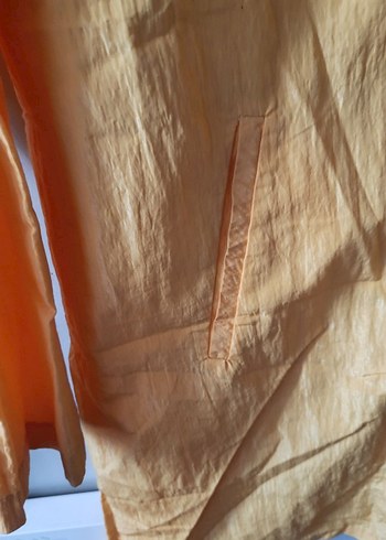 Kadın Sarı Kapüşonlu  ruzgarlik - Görsel 4