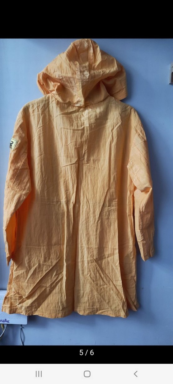 Kadın Sarı Kapüşonlu  ruzgarlik - Görsel 5