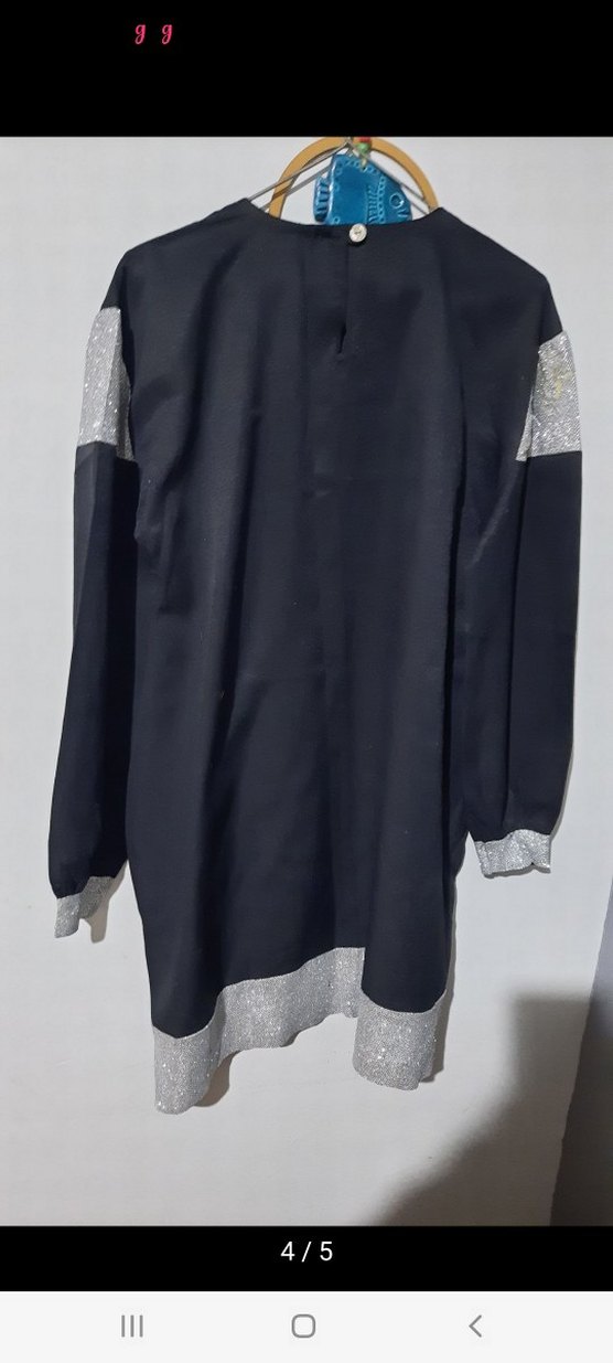 TASARIM SIYAH TUNIK - Görsel 4