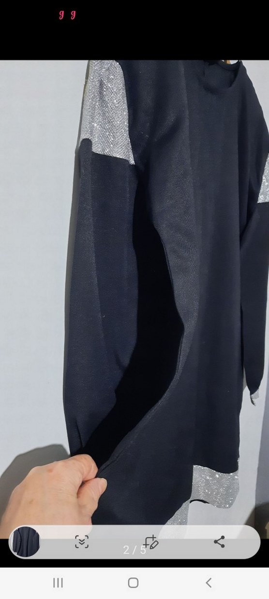 TASARIM SIYAH TUNIK - Görsel 2