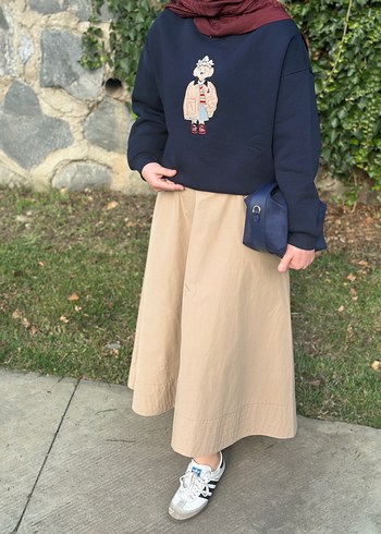 Taşlı beymen sweat - Görsel 4