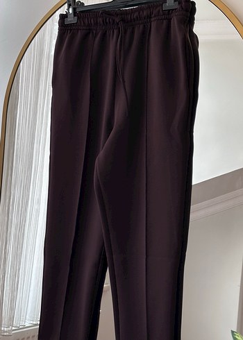 Kahverengi scuba havuç pantolon - Görsel 4